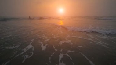 renkli günbatımı okyanus