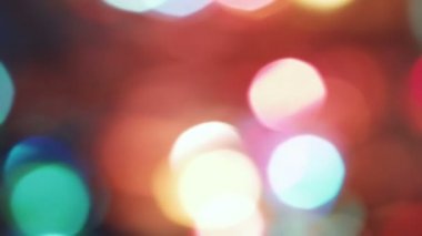 Bokeh ışık hareketli yeni yıl tatili