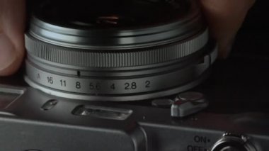 Diyafram ve çekim fotoğrafçı ayarlar