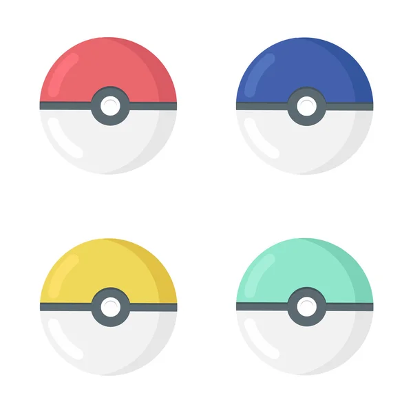 Poké Ball vector set.Pokemon go icon by Vio on @creativemarket