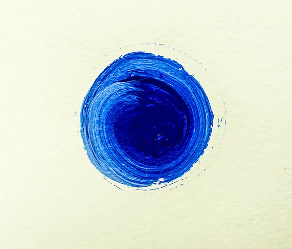 Cercle acrylique bleu — Photo