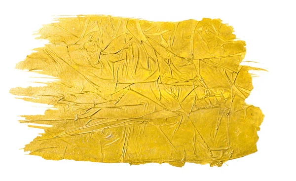 Amarelo acrílico abstrato fundo — Fotografia de Stock