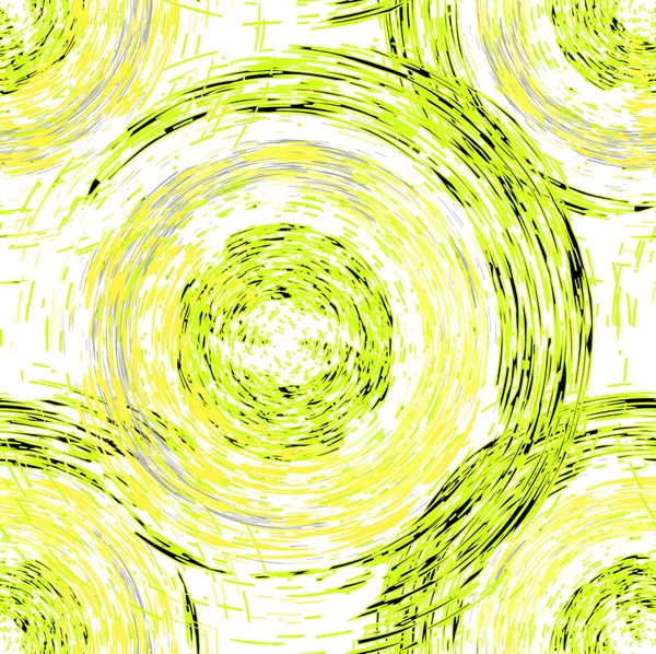 Modèle de cercles jaunes verts — Image vectorielle