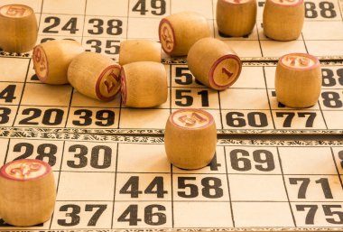 Oyun Lotto. Varil kartları.