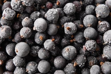 Böğürtlen gibi dondurulmuş kara frenk üzümü yaz ferahlatıcı arka plan.