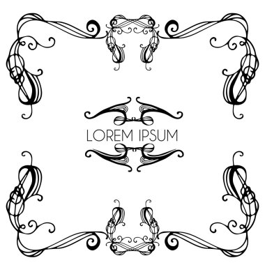 Vintage çerçeve çiçek