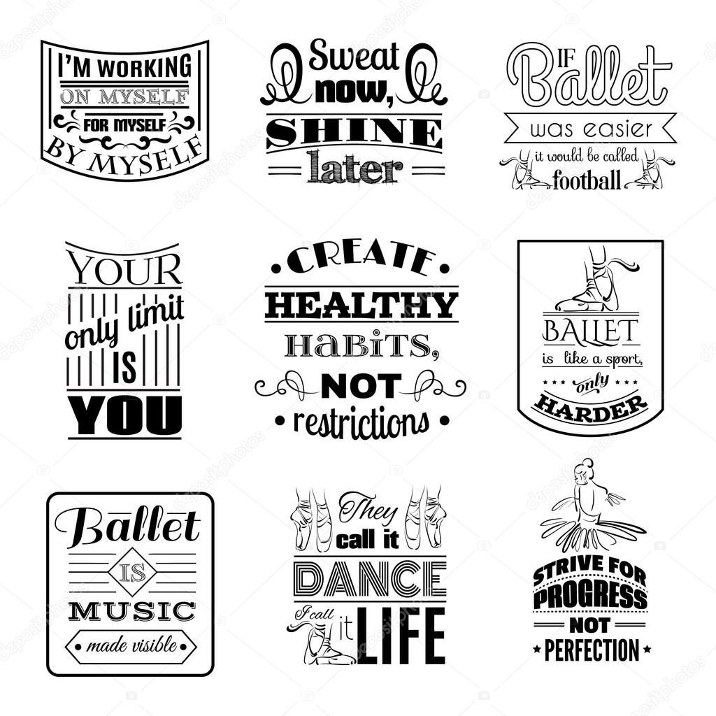 Ensemble De Fond Typographique De Citation Image Vectorielle Katytutynina C