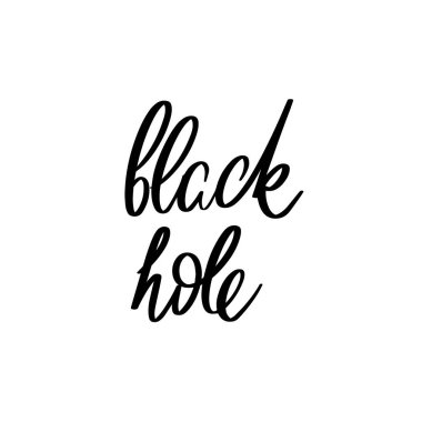 Harfleri izole edilmiş vektör eli. Kart, poster, afiş, tişört, rozet, yama için baskı şablonu.