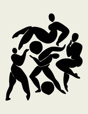 İzole edilmiş çıplak kadınların temsilci el çizimi. Yaratıcı minimalist sanat eserleri. Kart, poster, afiş, tişört, rozet, yama için baskı şablonu.