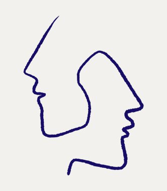 Vektör el çizimi düz çizim. Yaratıcı minimalist sanat eserleri. Kart, poster, afiş, tişört, rozet, yama için baskı şablonu.