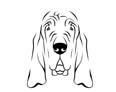 Köpek doğurmak hat sanat Logo - Bloodhound