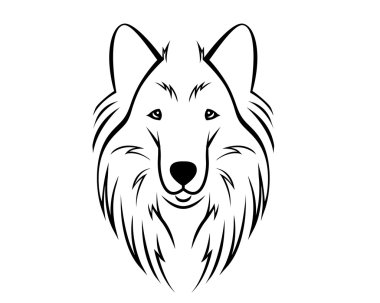 Köpek doğurmak hat sanat Logo - kömür ocağı