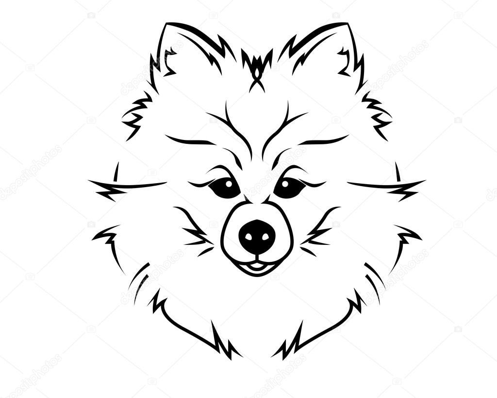 Dog Breed Line Art Logo