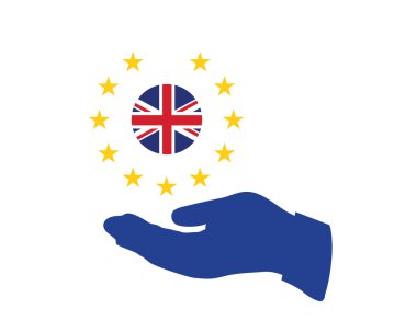 İngiltere'Brexit karar grafik - Avrupa Birliği ve İngiltere için umut