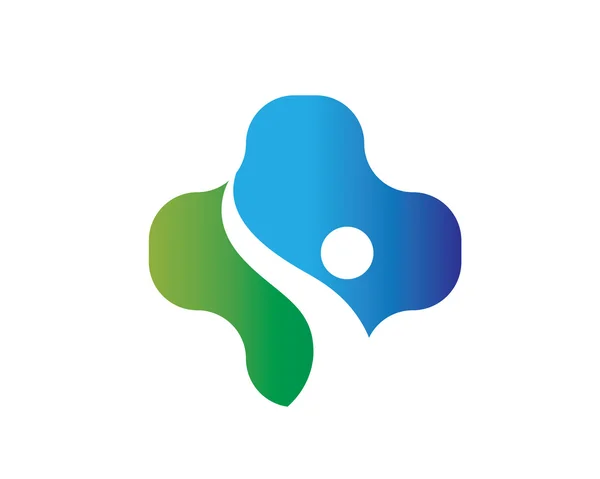 Modernes medizinisches Logo - Symbol der Wohltätigkeitsorganisation für Gesundheit — Stockvektor