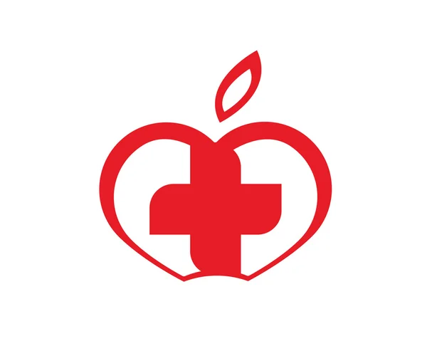 Modern Health Care Medical Logo - Anak-anak Simbol Klinik Medis - Stok Vektor