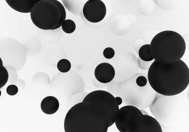 küreli siyah ve beyaz soyut arkaplan