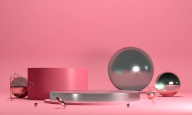 Metin için alanı olan asgari geometrik arkaplan