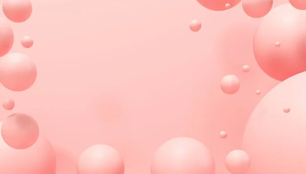 Жувальні Гумки Бульбашки Динамічні Відбиваючі Кульки Простір Копіювання Тексту Рожева — стокове фото