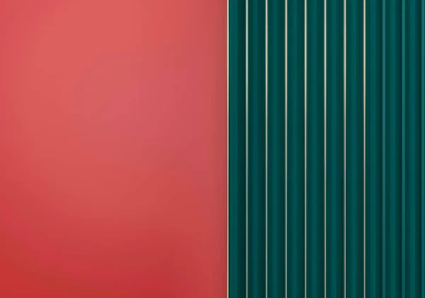 Luxe Royal Groene Rode Achtergrond Met Gouden Decor Illustratie Weergeven — Stockfoto