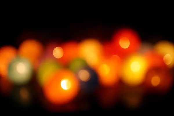 Bola de luz de fundo borrão para decoração de férias — Fotografia de Stock