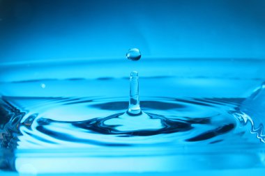 arka plan mavi su damlası