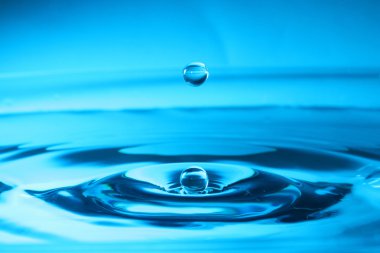 arka plan mavi su damlası