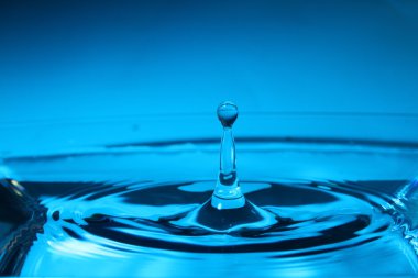 arka plan mavi su damlası