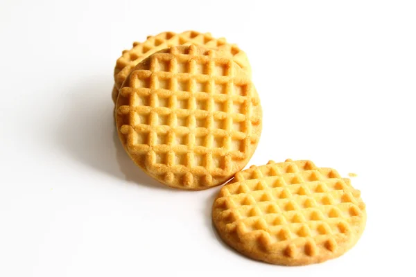 Biscoitos de manteiga de listra — Fotografia de Stock