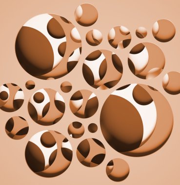 Geometrik arka plan renk daireler