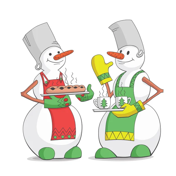 Çay partisi Noel kardan adam