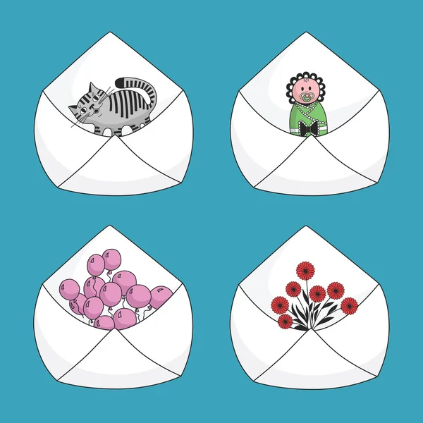 posta zarf kümesini