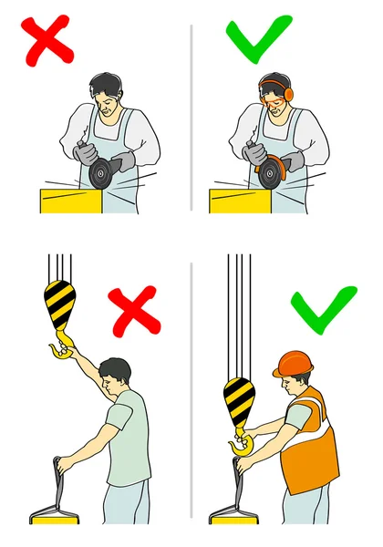 Prevención de accidentes — Vector de stock