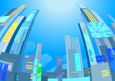 modern şehir manzarası 