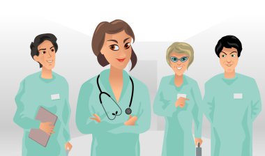 Küçük bir tıbbi ekip