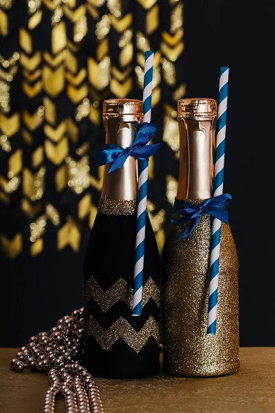 Пляшку шампанського міні — стокове фото