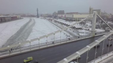 Hava güzel Moskova helikopter uçak 4k