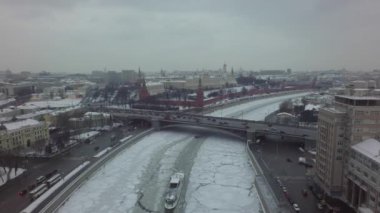Hava güzel Moskova helikopter uçak 4k