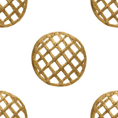 Soyut altın Seamless Modeli.