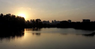 Ibirapuera Parkı gün batımı