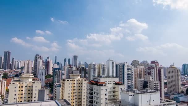 Uma bela vista da cidade de são paulo — Vídeo de Stock