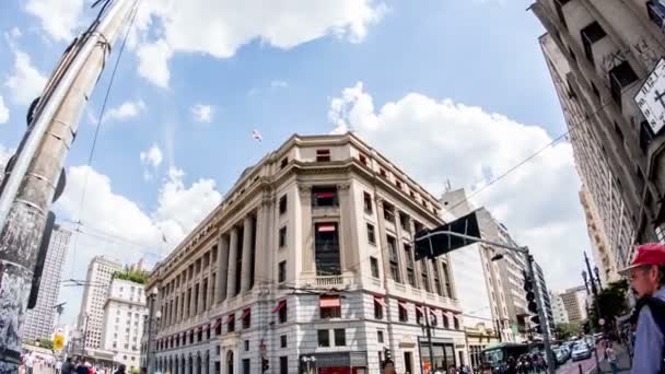 Centro Cultural Banco de Brasil en Sao Paulo — Vídeos de Stock