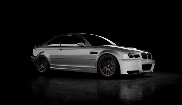 Almaty Kazakhstan Oktober 2020 Bmw E46 Csl Sports Car Dark — 스톡 사진