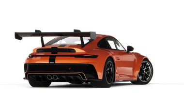 Kazakistan, Almaty - 25 Ocak 2026: hızlı Porsche 911 GT3 supercar.