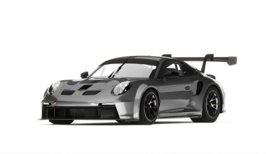 Kazakistan, Almaty - 25 Ocak 2026: hızlı Porsche 911 GT3 supercar.