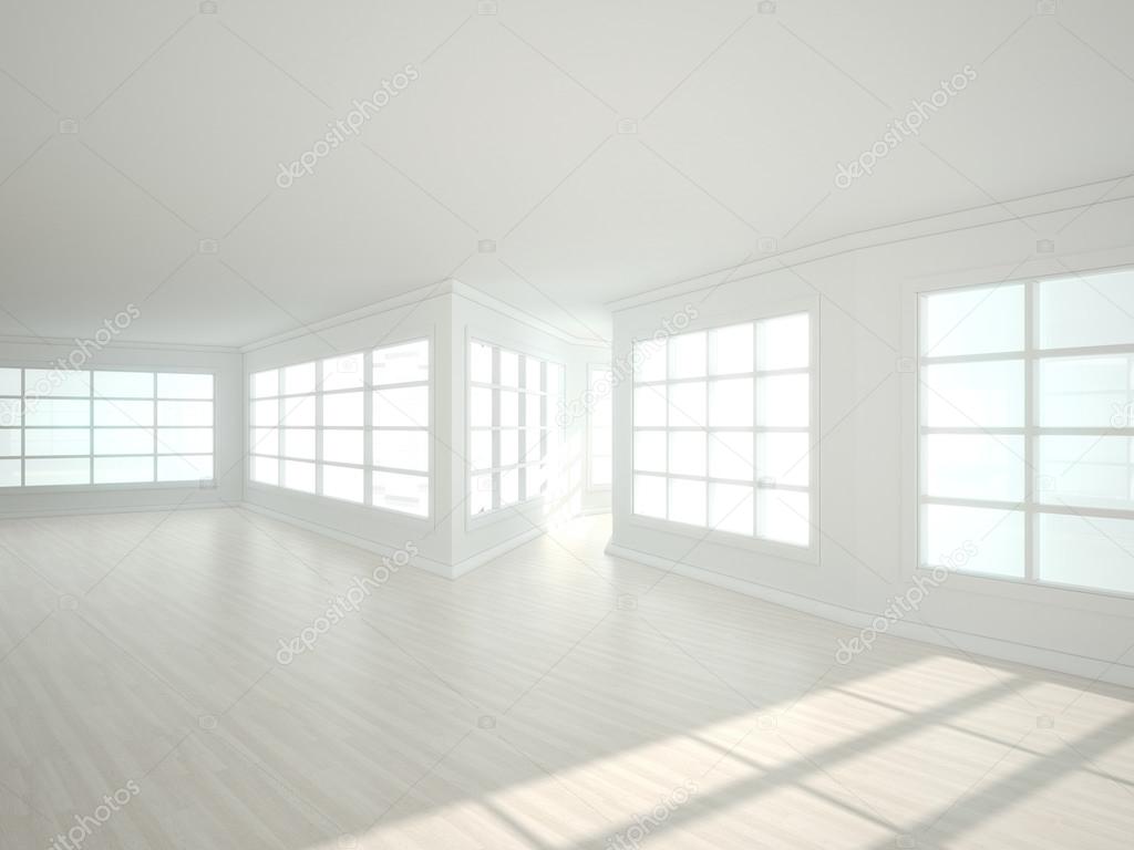 3d illustration of empty modern interior