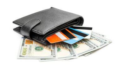 Cüzdanında kredi kartları ve beyaz para var..