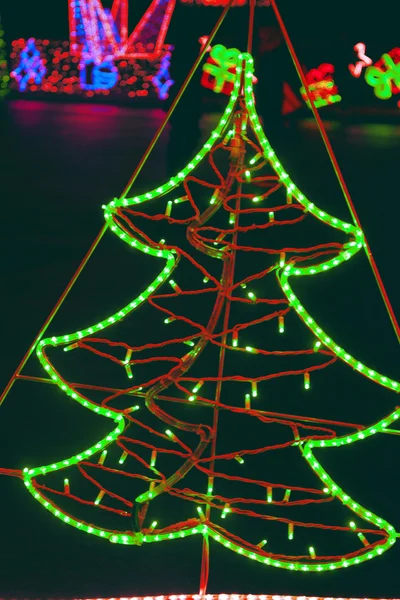 Blurred abstract background. Christmas tree — Stock Photo, Image