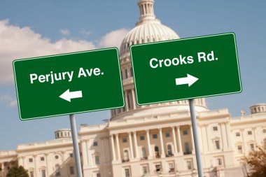 Washington DC sokak işaretleri.