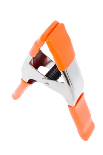 Photo studio orange clamp — Stock Photo, Image